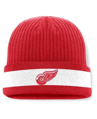 Fanatics - Men's Red Detroit Red Wings Blueliner Cuffed Knit Hat