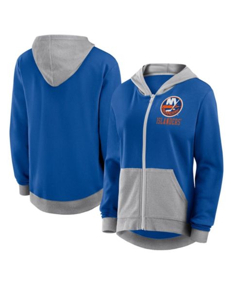 Женское худи Logo Athletic Royal New York Islanders Hit It French Terry Full-Zip
