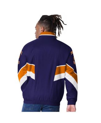 Men's Purple Phoenix Suns Captain Oxford Full-Zip Jacket