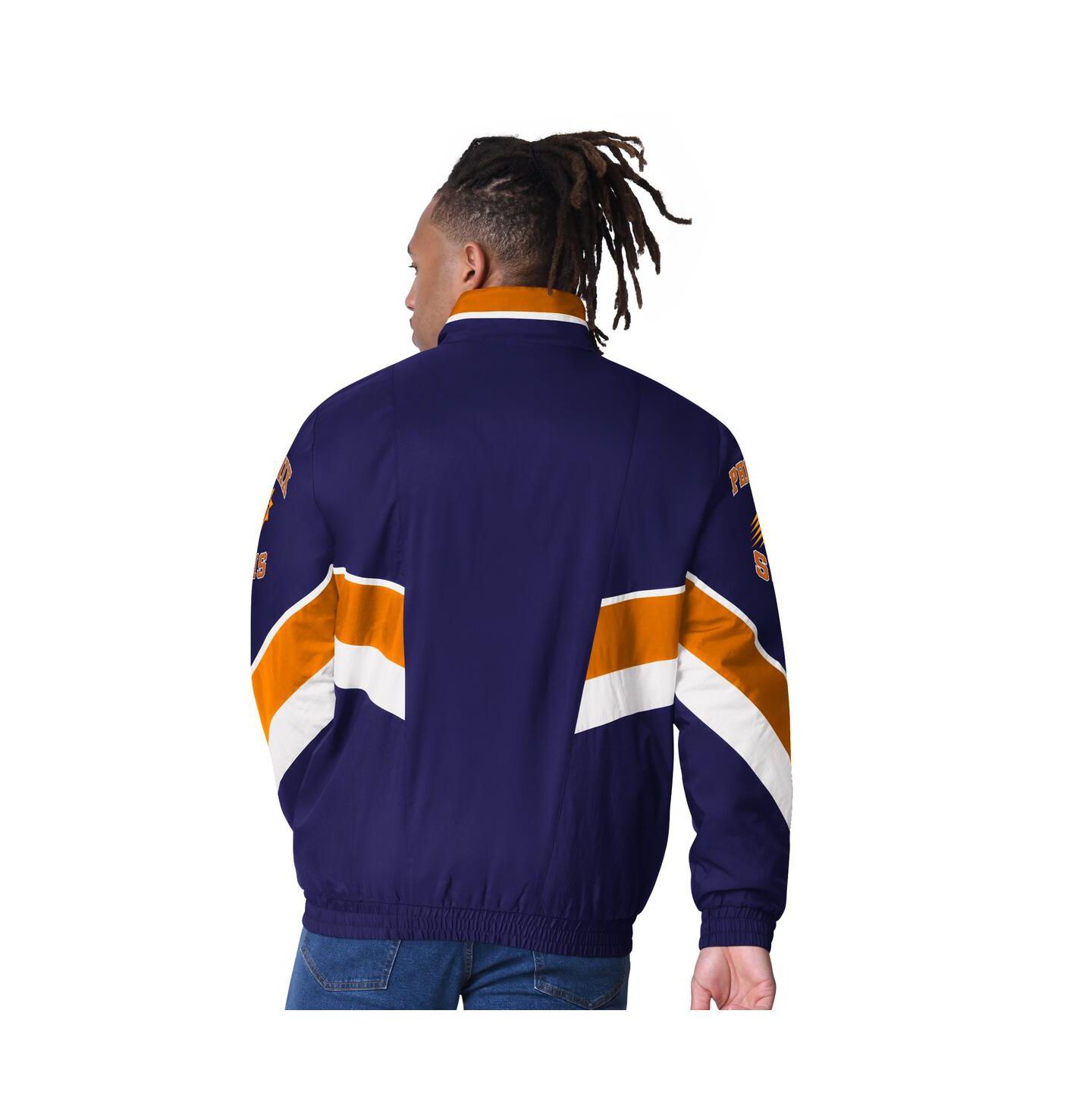 Мужская куртка Starter Purple Phoenix Suns Captain Oxford Full-Zip — фото 2