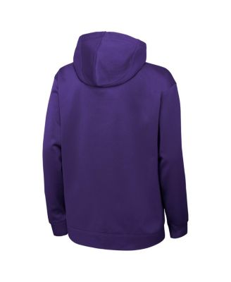 Youth Purple Phoenix Suns Performance Practice Spotlight Pullover Hoodie