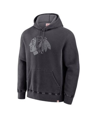 Men's Black Chicago Blackhawks Made in Canada Pullover Hoodie