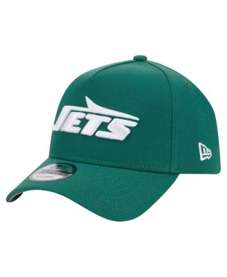 New Era - Men's Green New York Jets A-Frame 9FORTY Adjustable Hat
