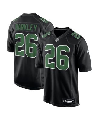 Nike - Men's Saquon Barkley Carbon Black/Kelly Green Philadelphia Eagles Fashion Game Jersey