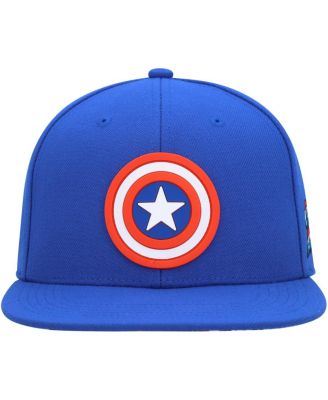 Youth Royal Captain America Comic Snapback Hat