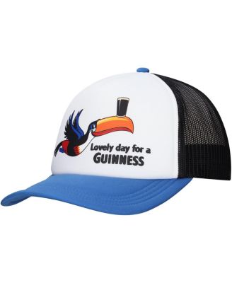 Men's White Guinness Foam Trucker Adjustable Hat
