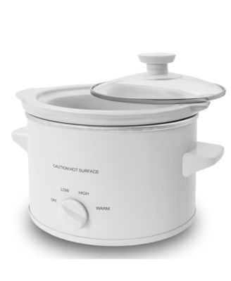 1.5 Quart Mini Stainless Steel Slow Cooker