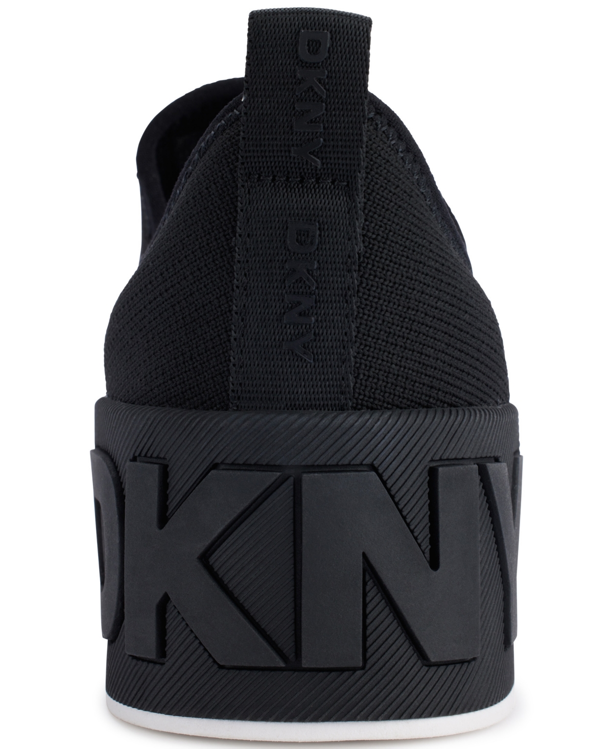 Dkny Maize Knit Sneaker In Black
