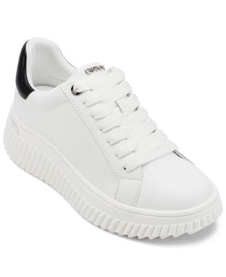 DKNY Women's Lobeco Lace-Up Platform Sneakers Macy's