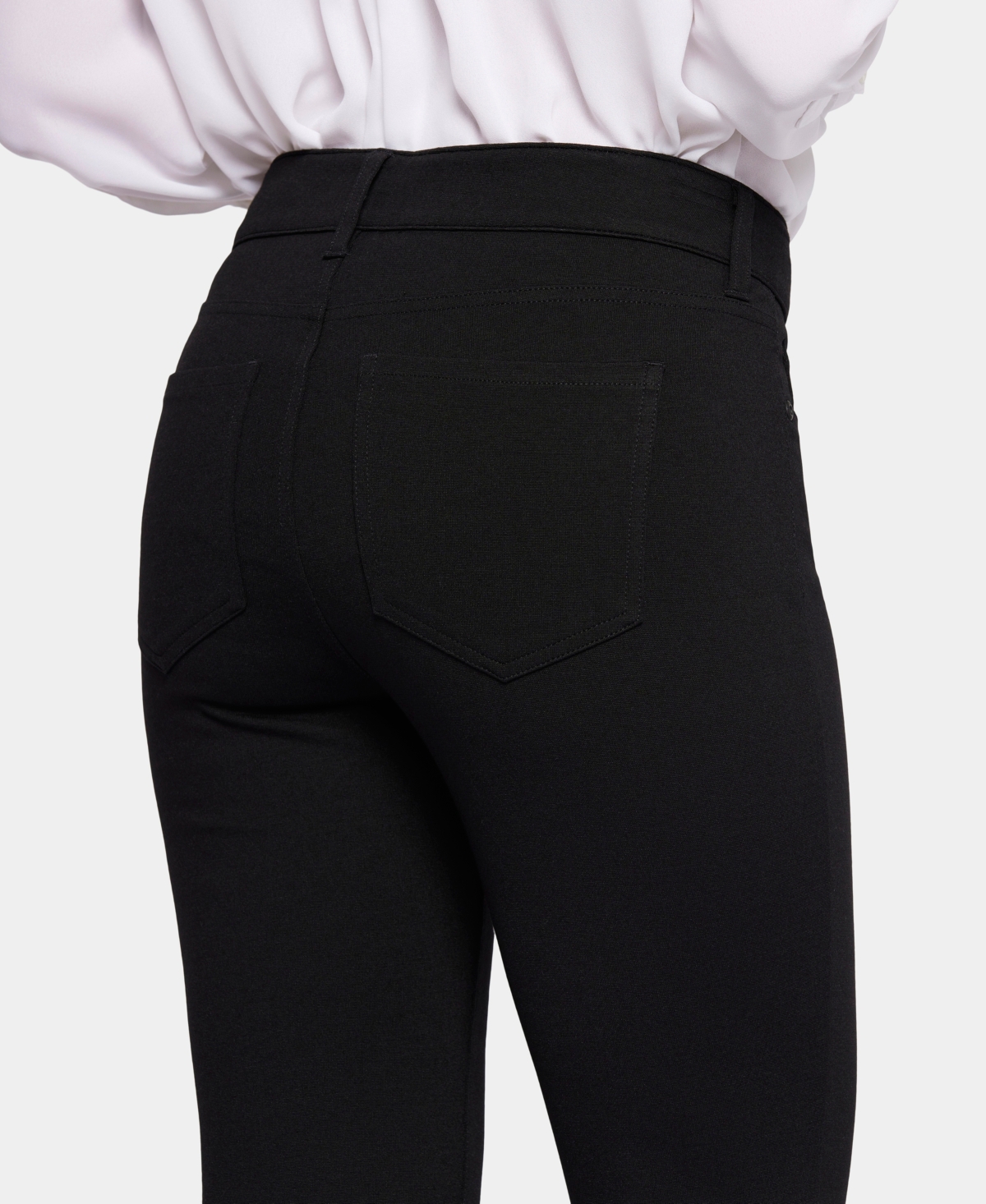 Nydj Straight Leg Ponte Pants In Black