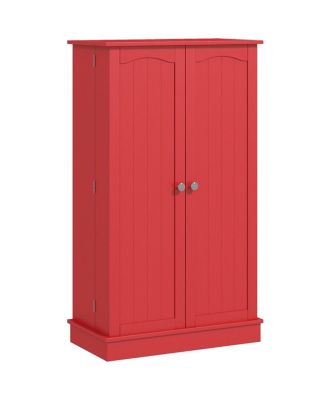 Wooden Kitchen Sideboard Cabinet with Spice Racks and Multi-Level Adjustable Shelves