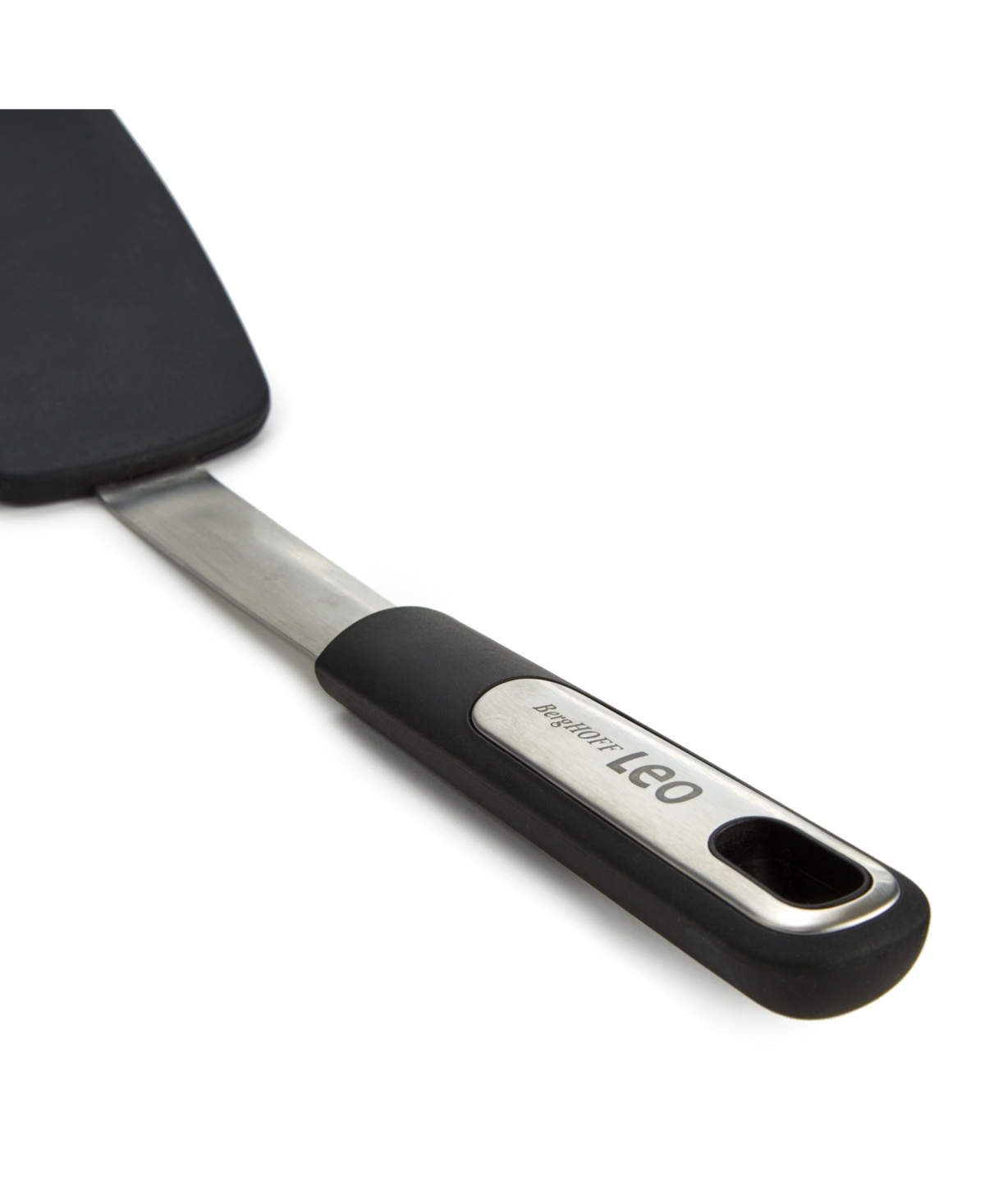 Berghoff Leo Graphite Nonstick 12.75" Silicone Flexible Turner In Black