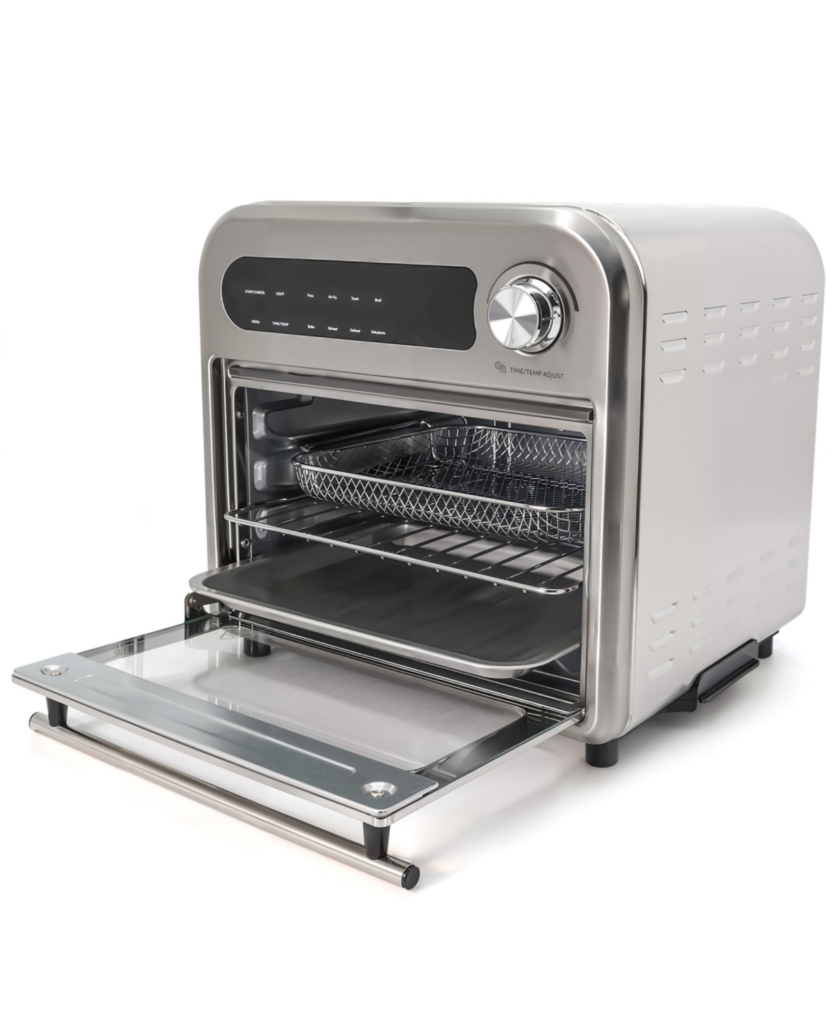 Elite Cuisine Infinite-use Air Fryer Oven In Stainless Steel