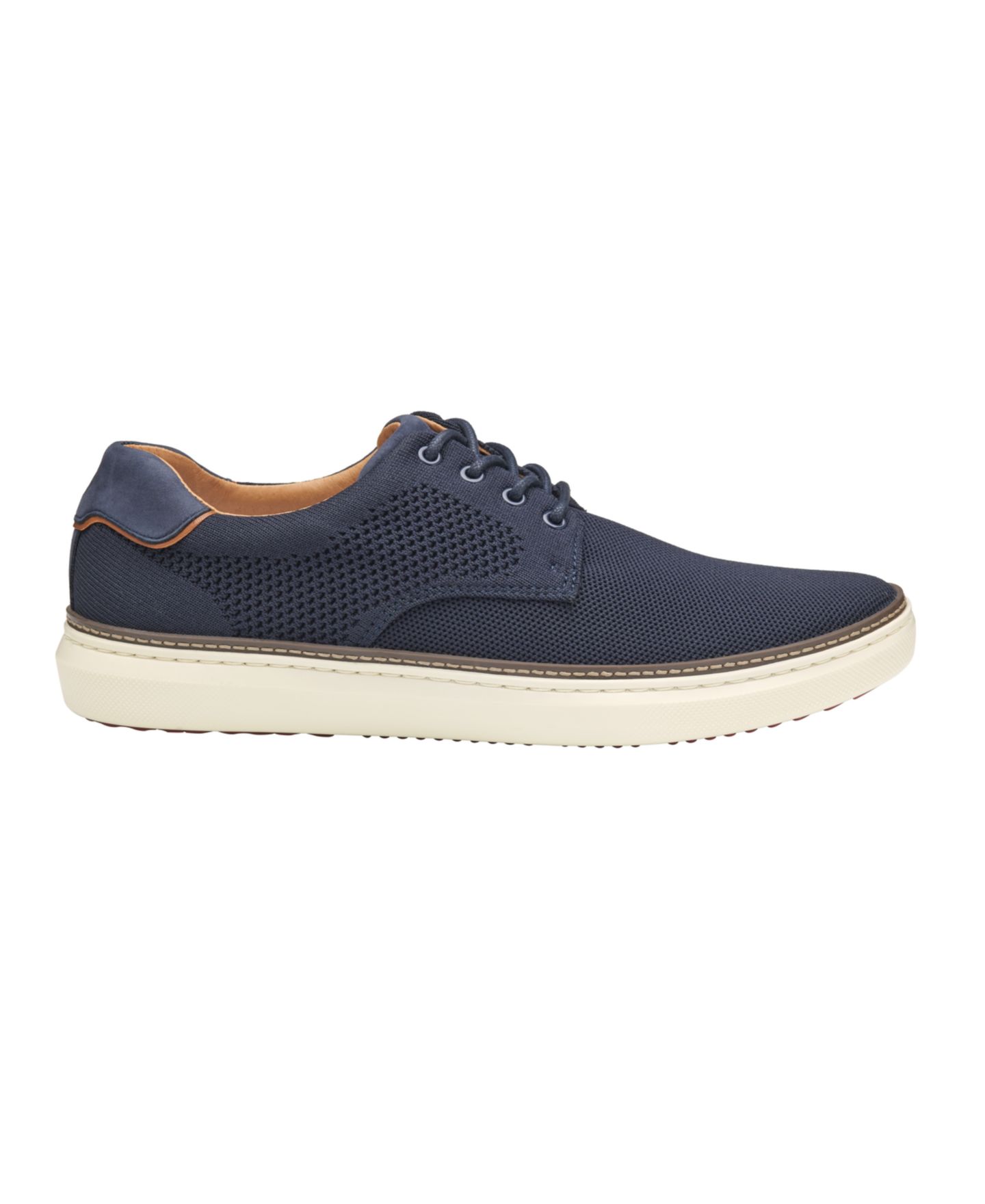 Мужские кроссовки Johnston & Murphy McGuffey 2 Knit Plain Toe, цвет: Тёмно-синий вязаный — фото 2