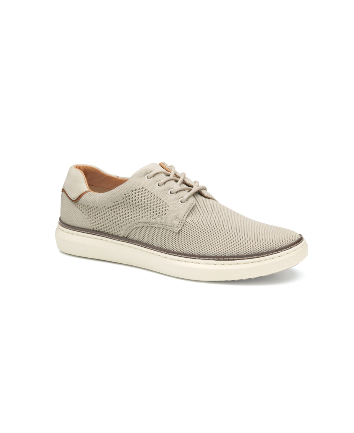 Johnston & Murphy Men's Mcguffey 2 Knit Plain Toe Sneaker In Beige Knit