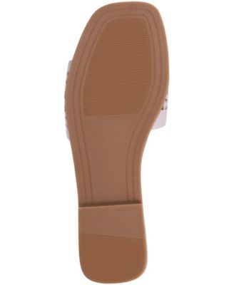 Women's Brodie Perforated Slide Flat Sandals