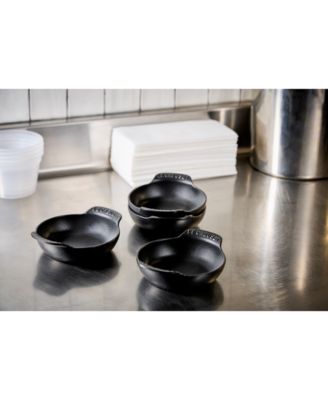 Enameled Cast Iron 4-Pc. Covered Mini Round Braiser Set