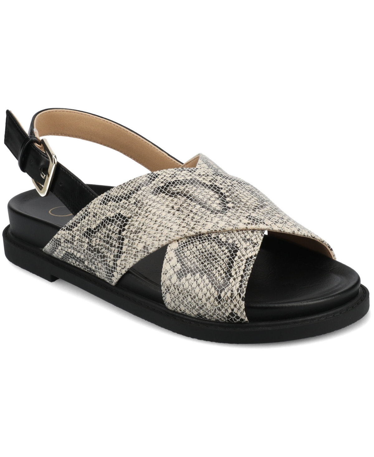 Women's Marinna Round Toe Flat Sandals - Taupe