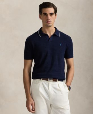 Polo Ralph Lauren - Men's Textured Cotton-Linen Sweater