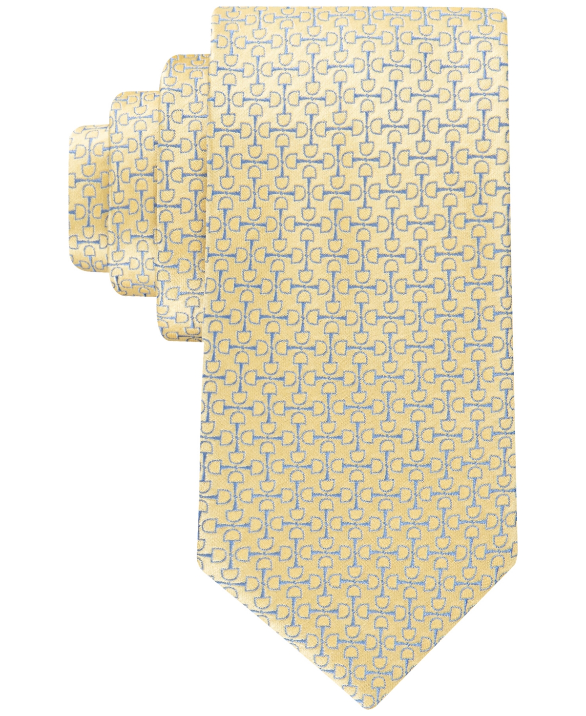 Men's Derby Horse Bits Tie - Yellow