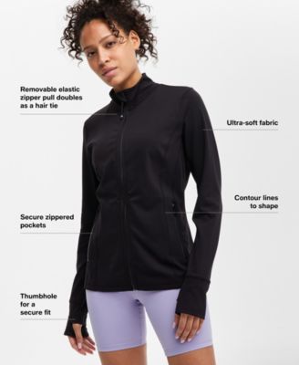 ID Ideology Women's Studio Full-Zip Jacket, Exclusively at Macy's