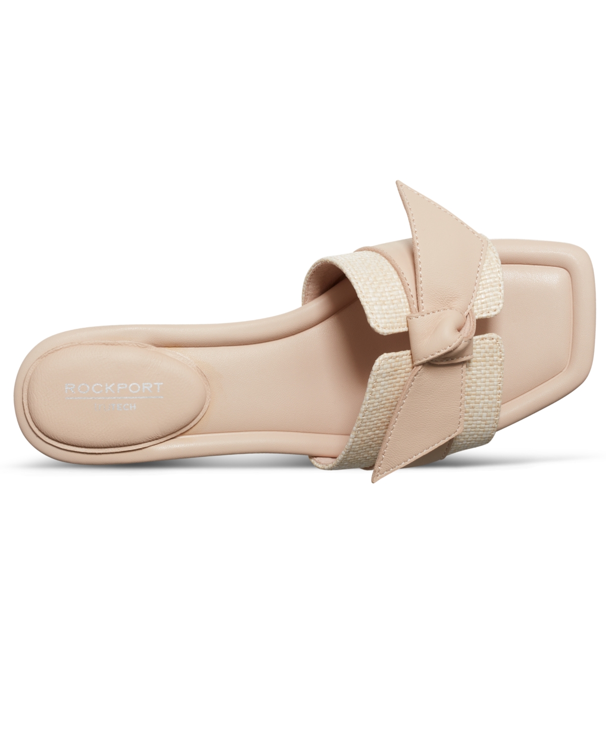 Shop Rockport Women's Carsie Square Toe Dress Sandals In Light Natural