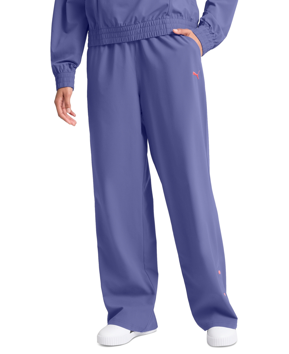 PUMA WOMEN'S ESSENTIAL WATER-REPELLENT RIPSTOP STRAIGHT PANTS 