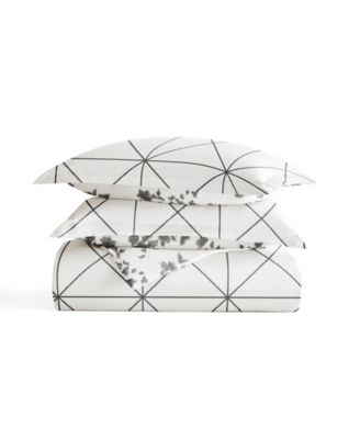 Ultra Soft Edgy Flowers 3-Pc. Reversible Duvet Cover Set, King/California King