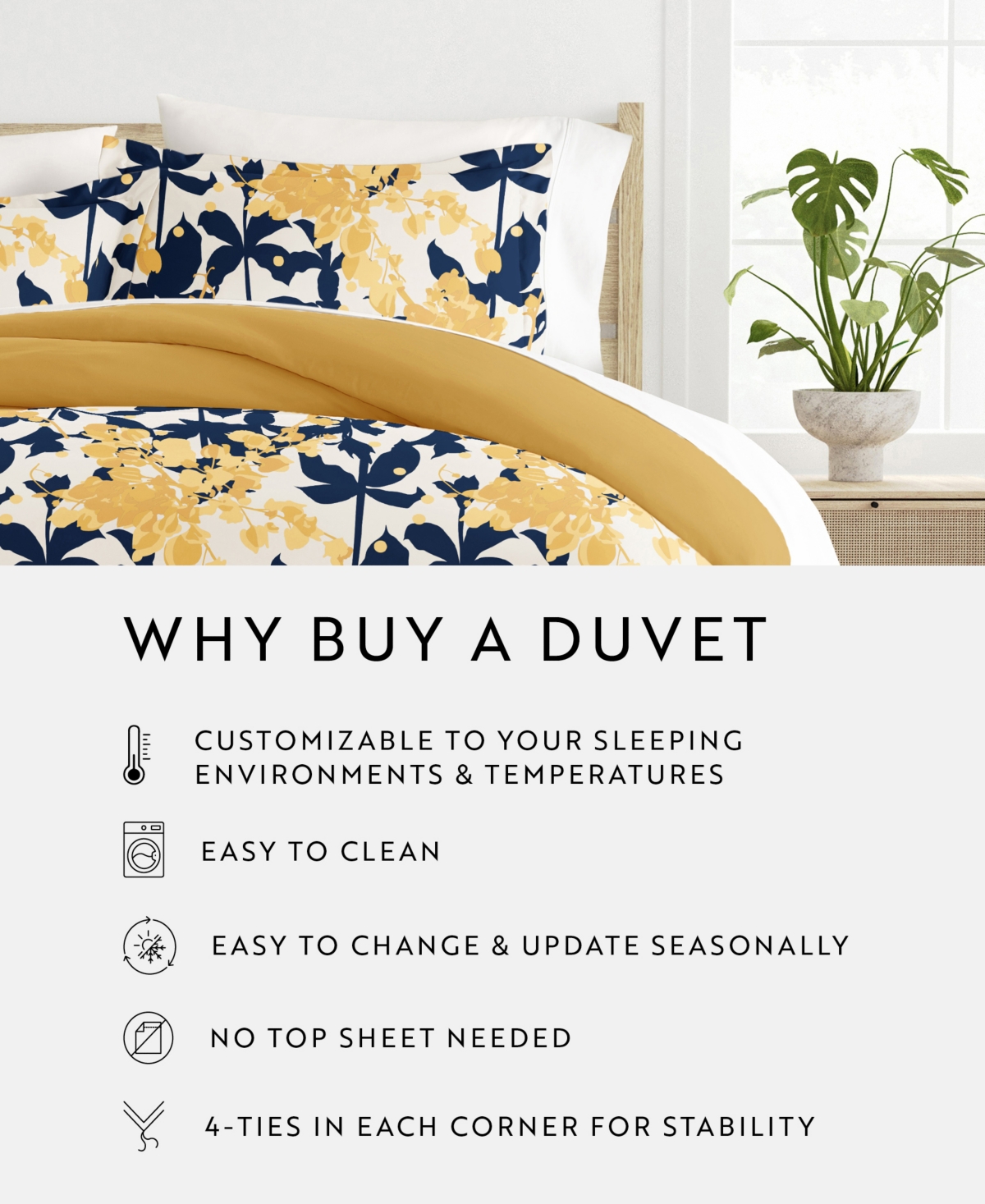 Ienjoy Home Utra Soft Reversible 3-pc. Duvet Cover Set, Queen In Multi