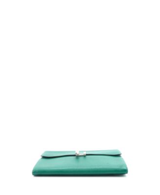 Pre-Owned Hermes  Cinhetic Clutch Chevre Mysore