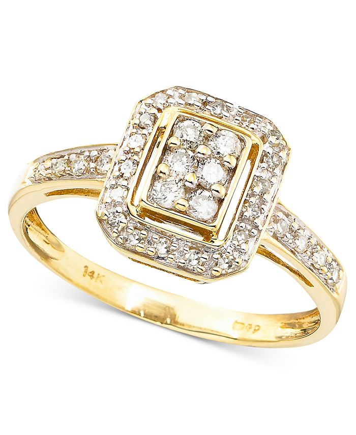 Macy's Diamond Ring in 14k Gold (1/4 ct. t.w.) Macy's