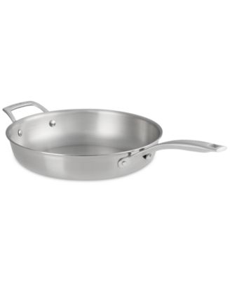 Essential Stainless Steel Shallow Round Frying Pan, 11"