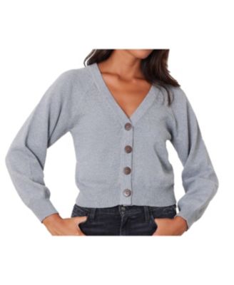 Women s Cotton Greta Cardigan in Forest Green