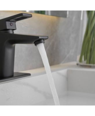 8 in. Waterfall Widespread 2-Handle Bathroom Faucet With Pop-up Drain Assembly in Spot Resist Brushed Nickel