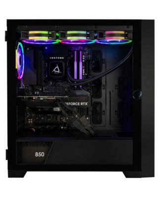 SET Liquid Cooled Gaming Desktop Computer, Intel Core i9-14900KF 3.2GHz, 32GB RAM, 2TB SSD, NVIDIA GeForce RTX 5080 16GB, Windows 11 Home, Black