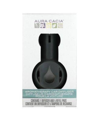 Aura Cacia Aromatherapy Car Diffuser 1 Diffuser - 5 Refill Pads - Macy's