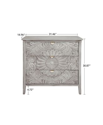 3 Drawers Nightstand Storage Cabinet with Drawers Bedside Table End Table Chest of Drawers Bedroom Closet Dressers