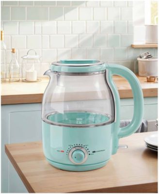 1.25 Quart Adjustable Temperature Electric Honeypot Glass Kettle with Keep Warm
