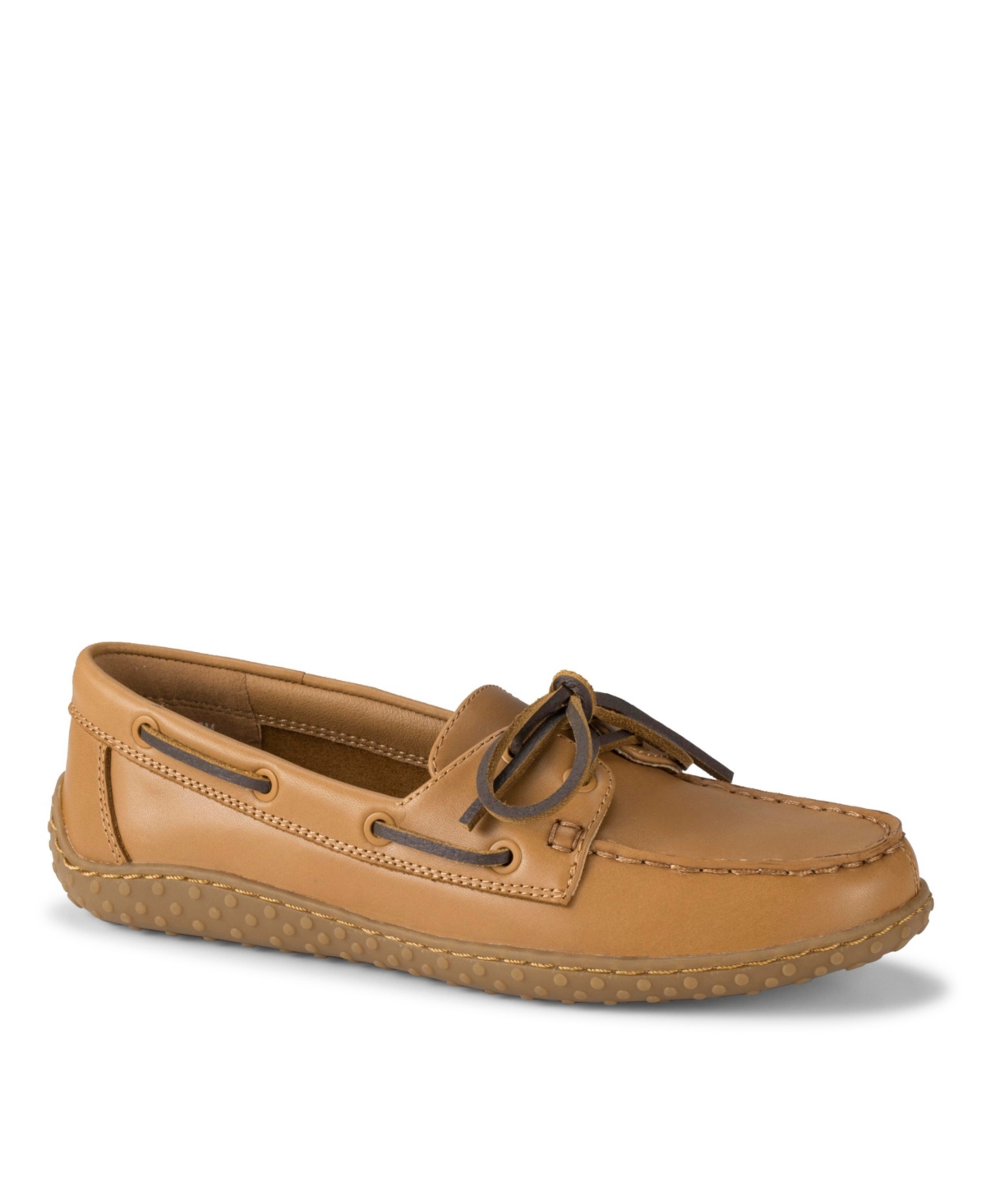 Baretraps Women's Origins Beverlie Slip-On Boat Shoes - Tan Leather