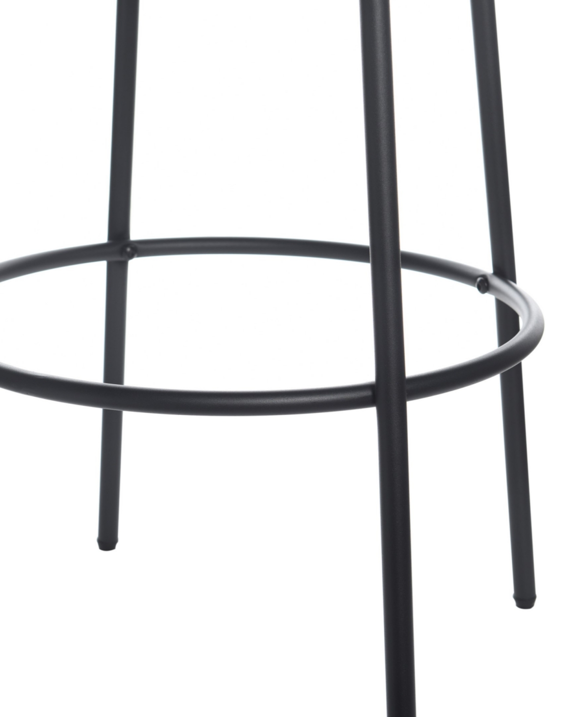 Stylecraft Home Collection 29" Soloist Boucle Upholstered Minimalist Bar Stool In Slate Gray