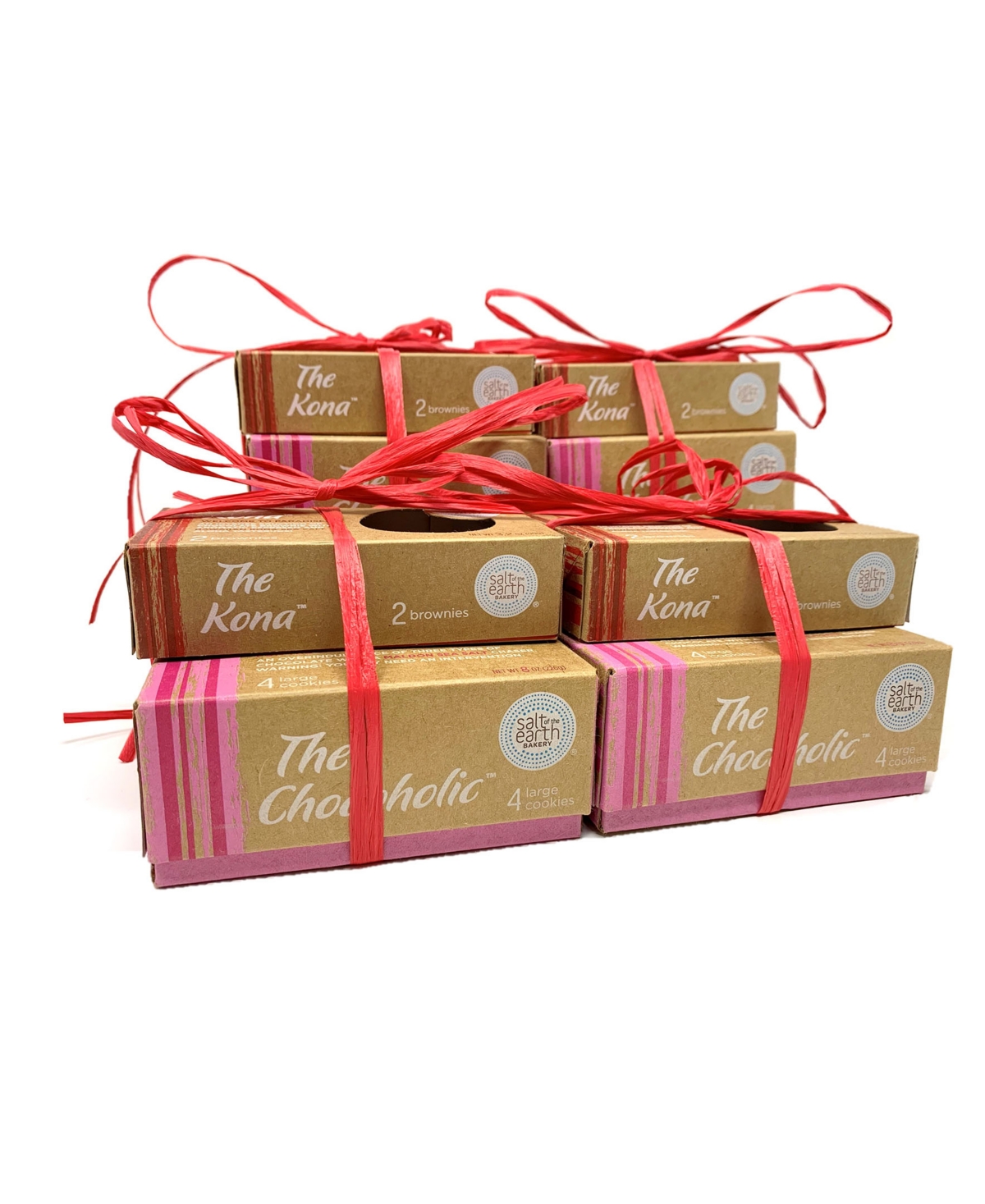 Salt Of The Earth Bakery Valentine Bundle Brownie And Cookie, 4 Packs In No Color
