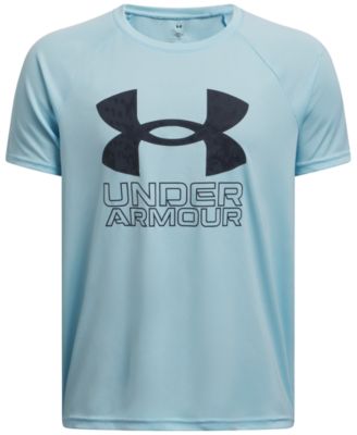 Under Armour - Big Boys Tech Hybrid Print Logo Graphic Short-Sleeve T-Shirt