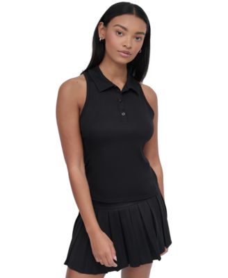 Sport Women's Court Piqu&eacute; Knit Racerback Polo Tank Top