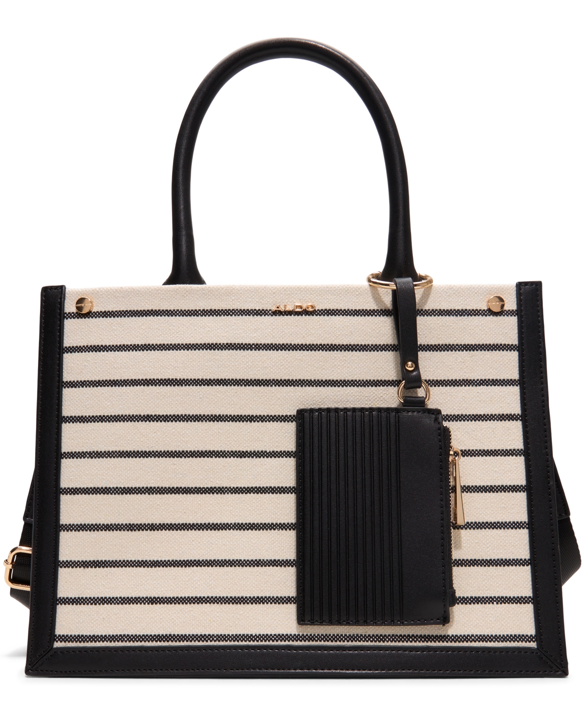 Aldo Daspias Medium Satchel Bag In Black Combo