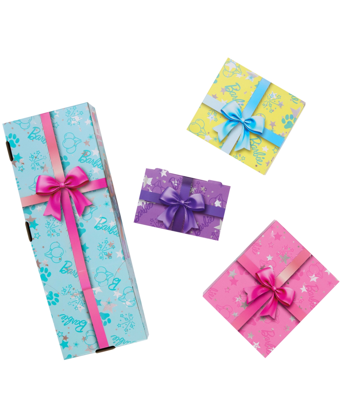 BARBIE PARTY UNBOXED PET BIRTHDAY SERIES DOLL & ACCESSORIES, PARTY STARS SET WITH 10 SURPRISES 