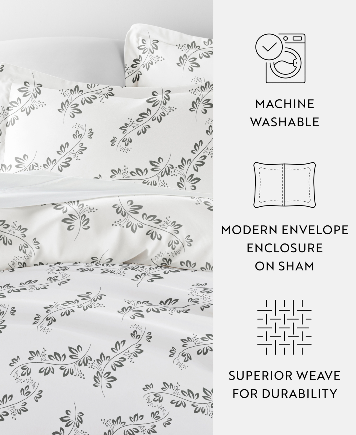 ienjoy Home Tranquil Sleep Patterned Duvet Cover Set