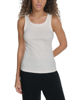 Starter - Women's Cotton-Blend Ribbed Racerback Tank Top