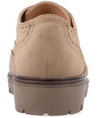 Women's Claudiya Lug Sole Lace Up Oxford Loafers
