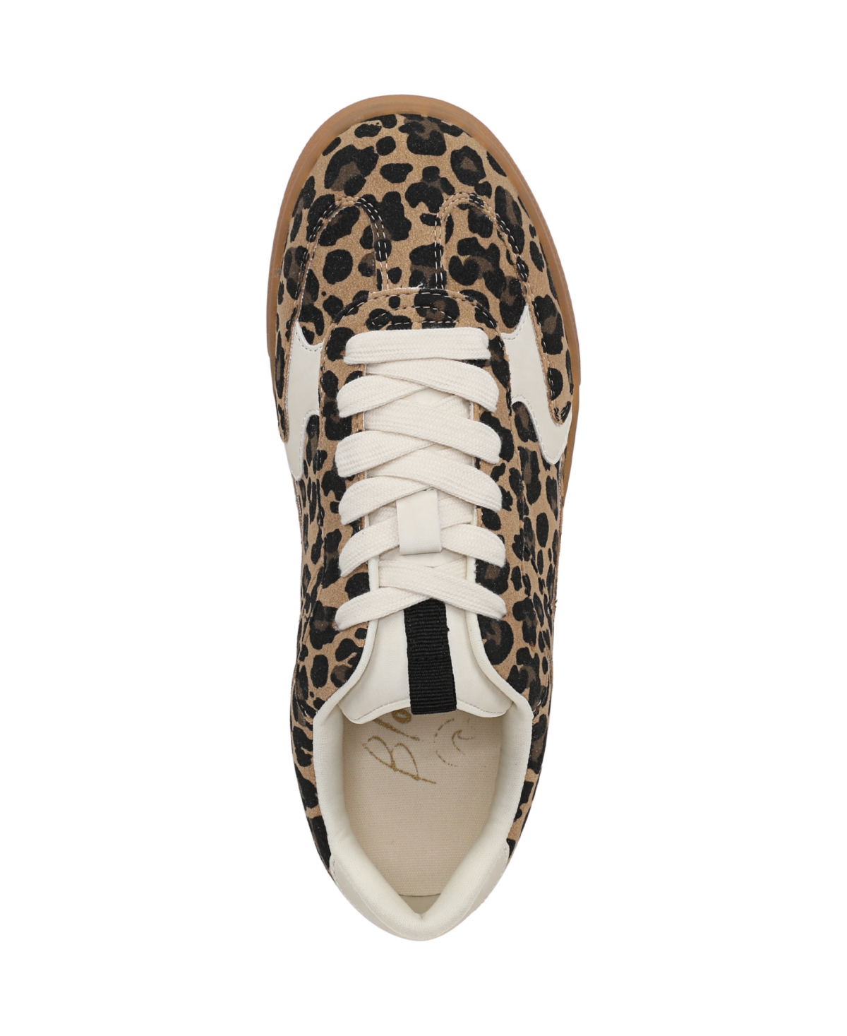 Shop Blowfish Malibu Women's Tastic Lace Up Sneakers In Tan,black Fabric,faux Leather