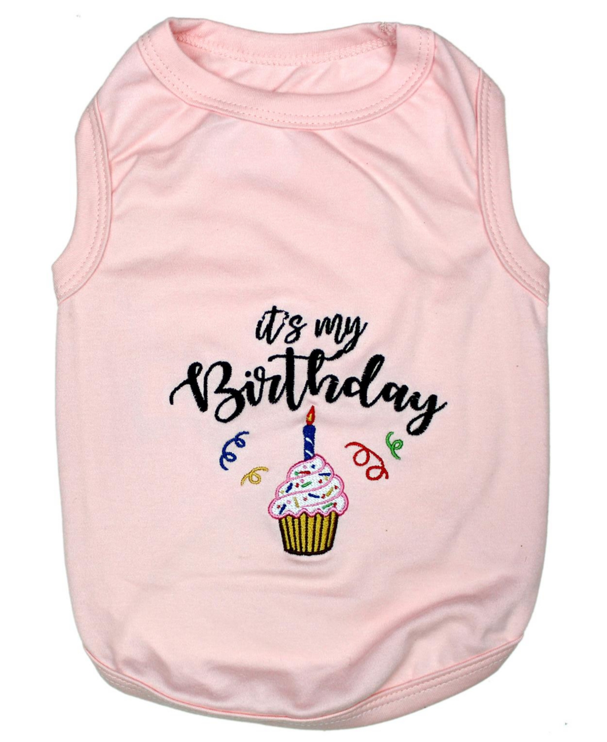 It's My Birthday Pink Dog T-Shirt